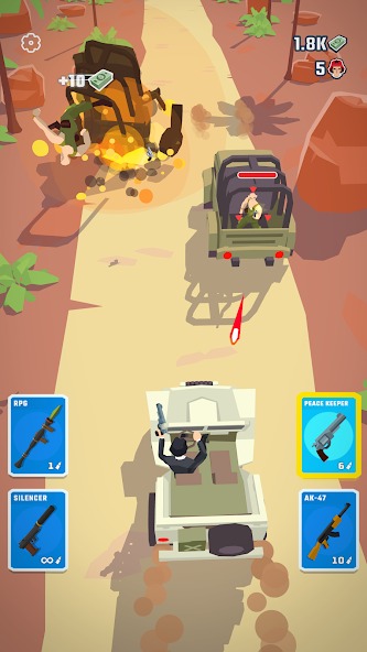 Fight in many areas in Agent Action MOD APK