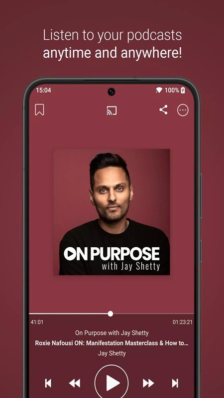 Listen to Podcasts anytime, anywhere even without an internet connection in Podcast Go MOD APK