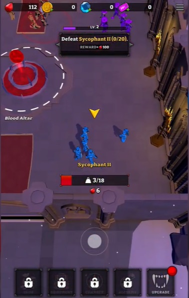 Move around the map to hunt humans in Blood Invasion MOD APK