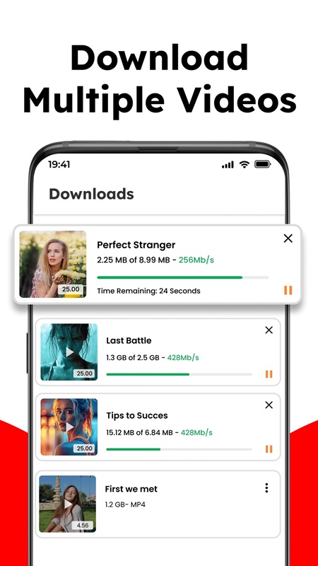 Optimize fast loading process with many videos in Vidmy MOD APK