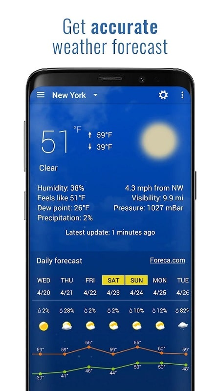 Sense V2 Flip Clock Weather mod apk