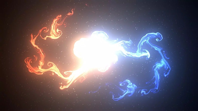 Make a combination of particle and fluid effects in Magic Fluids MOD APK