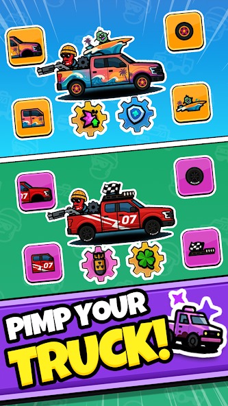 Customize car parts in Gear Truck MOD APK