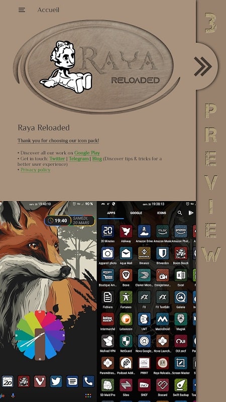 Raya Reloaded Icon Pack mod apk free