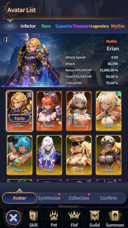 Legend of Avatar mod android