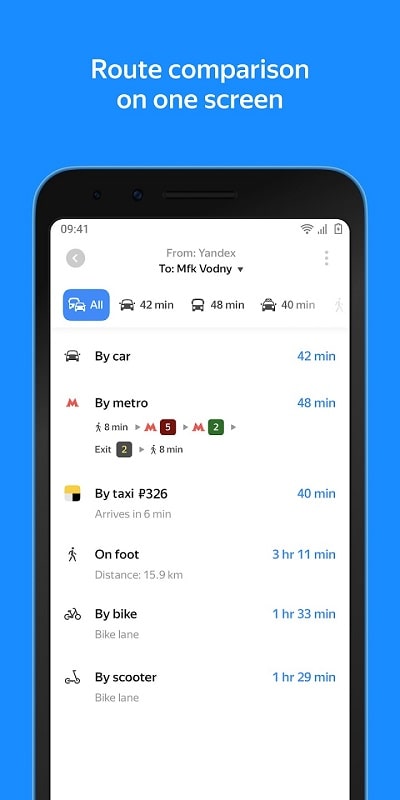 Yandex Maps mod apk