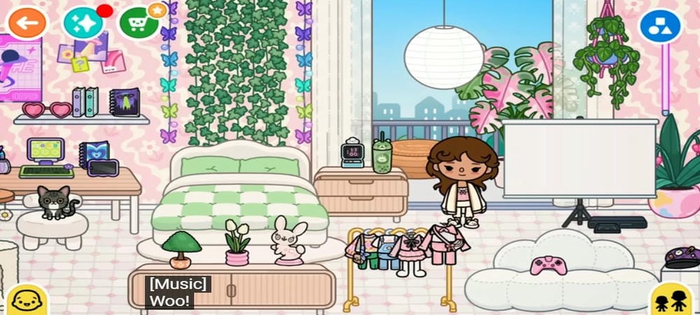 Rearrange the furniture in Toca Boca World MOD APK
