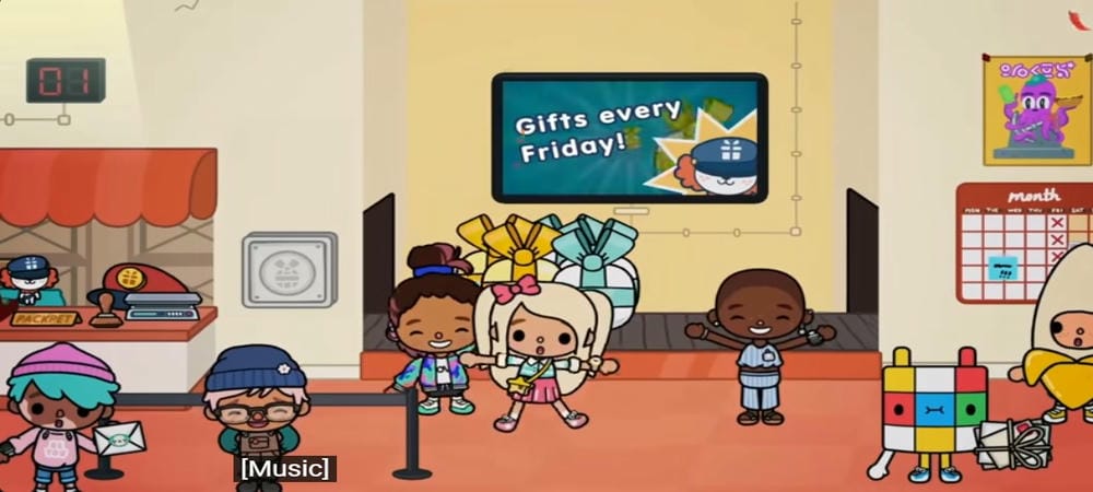 Participate in many activities in Toca Boca World MOD APK