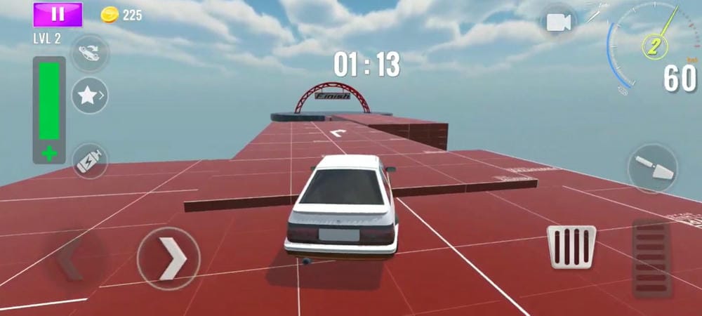 Participate in the gameplay of Car Crash Premium offline MOD APK