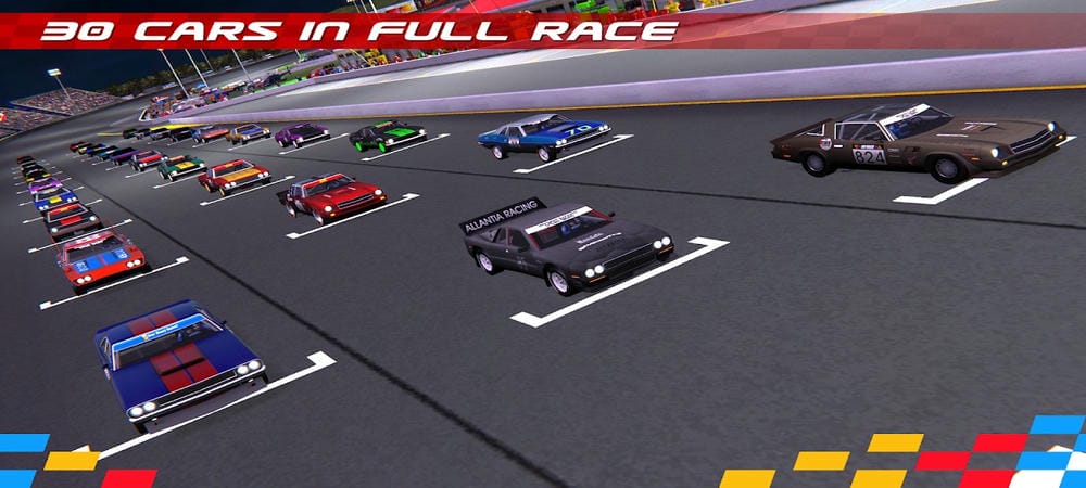 Participate in races in Circuit Racing MOD APK