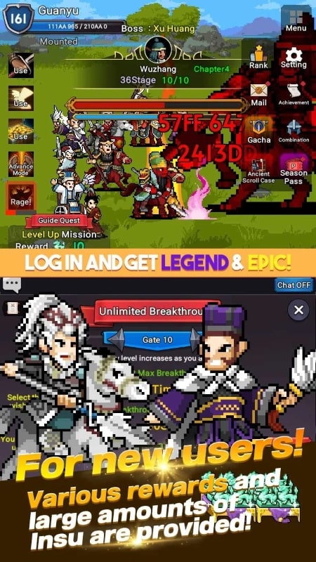 GuanYu Idle mod
