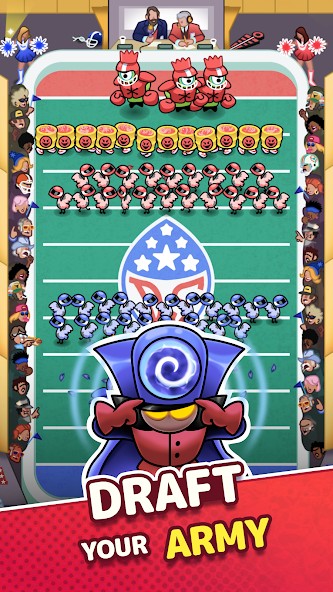 Conquer the battles in Draft Showdown MOD APK