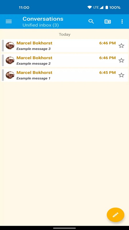 Easily manage received email messages in FairEmail MOD APK