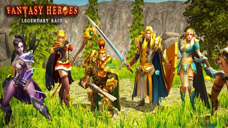 Download Fantasy Heroes MOD APK 0.78 (Unlimited money/God, Damage)