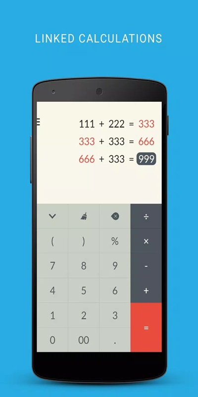 Explore the link calculation feature in FlexCalc MOD APK
