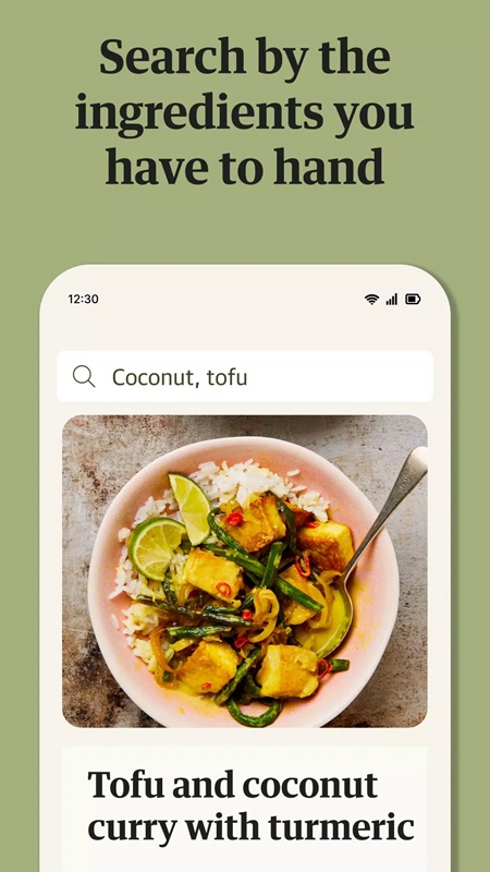 Easily search for recipes based on the ingredients available in Guardian Feast MOD APK