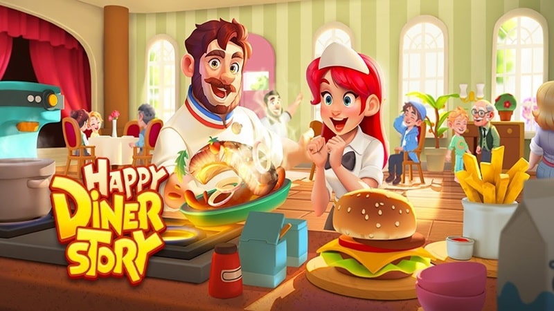 Download Happy Diner Story MOD APK 1.0.109 (Unlimited Diamonds)
