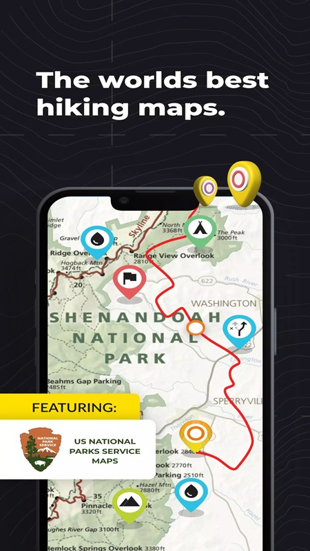 Easily track your entire travel itinerary in HiiKER MOD APK