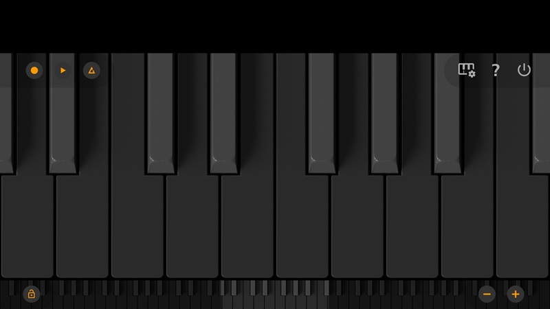 Dễ dàng thay đổi giao diện hiển thị đàn Piano trong Mini Piano Lite MOD APK