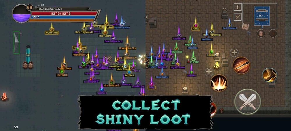 Fight monsters in Phantom Tower MOD APK