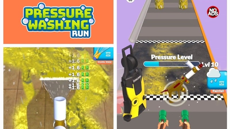 Download Pressure Washing Run MOD APK 16.2.6 (Menu/Unlimited Currency)