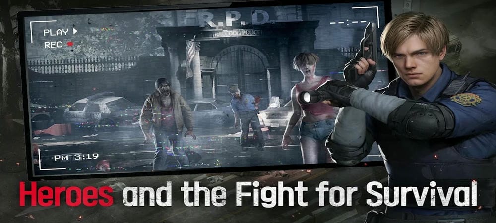 Join the zombie battles in Resident Evil Survival Unit MOD APK