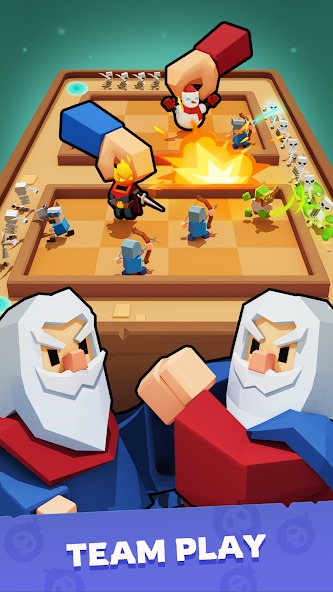 Set up your tower defense battle formation in War Inc Rising MOD APK