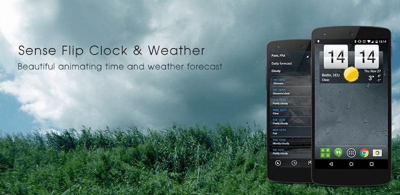 Download Sense V2 Flip Clock & Weather MOD APK 9.14.0 (Premium Unlocked)