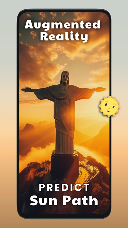 Easily predict the direction of the sun in Golden Hour Sunset & Sunrise MOD APK