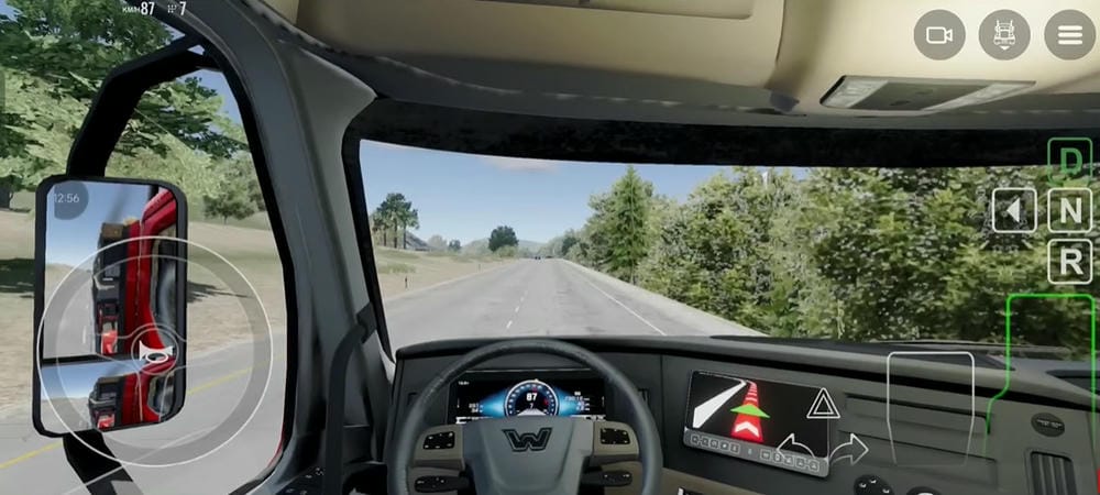 Drive your vehicle to different locations in Truck Simulator Big Rigs MOD APK