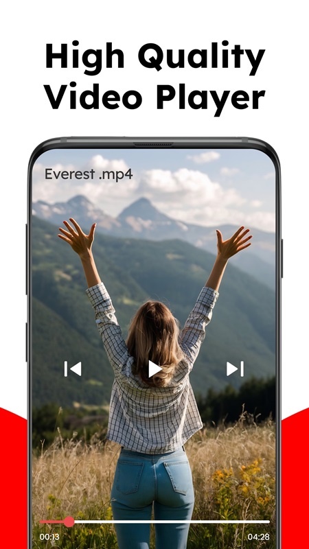 Watch downloaded videos with high image quality in Vidmy MOD APK