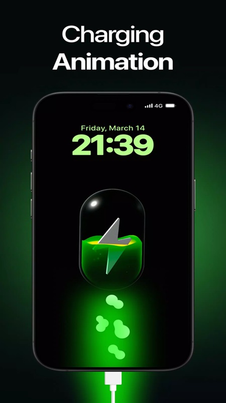 Choose your favorite charging animations in Wallpics MOD APK
