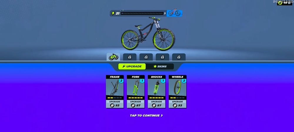 Players can customize car parts in RUSH: Xtreme MOD APK
