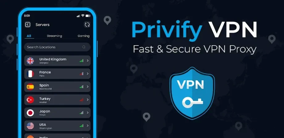 Fast Secure VPN Proxy v5.3.1 MOD APK (Premium Unlocked) Download
