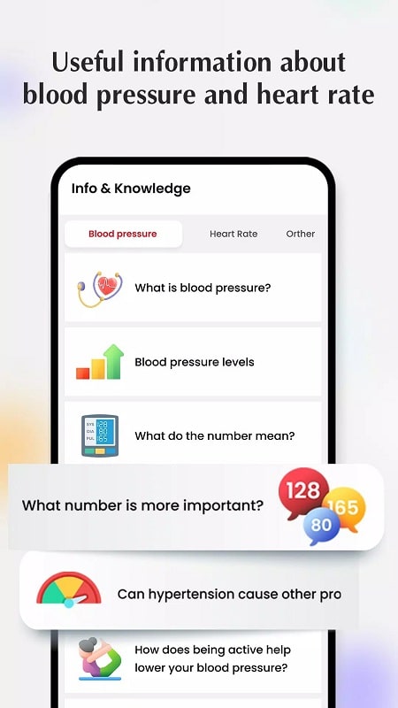 Blood pressure Heart rate android