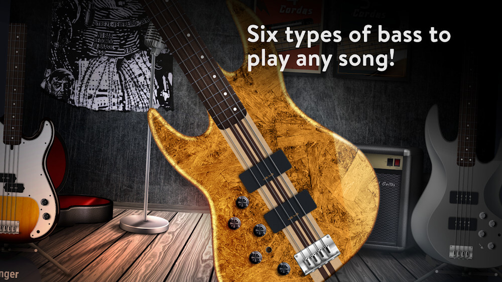 REAL BASS: Electric bass guitar free