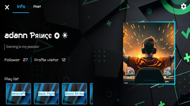 Customize your in-game nickname with various special characters in TurboSpace MOD APK