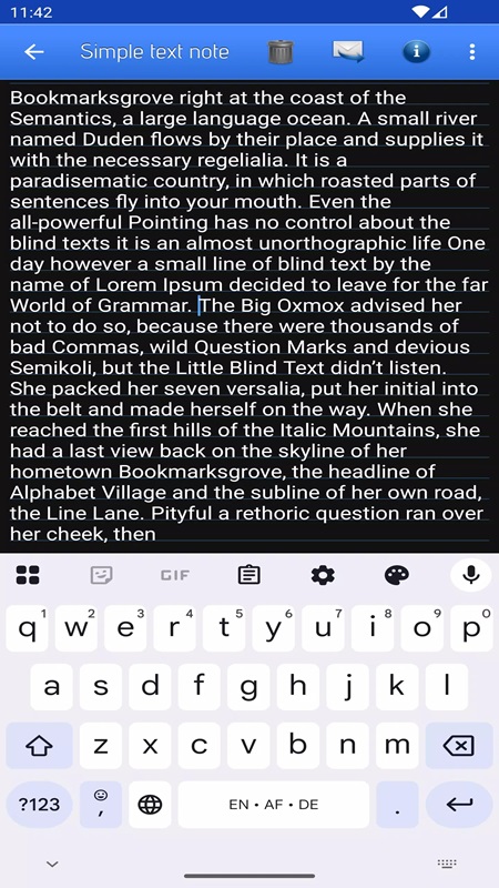 Save tasks to do with text notes in Note Everything MOD APK