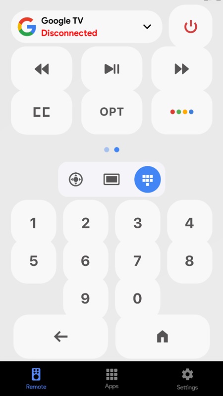 Integrates a numeric keypad for easy login and searching for relevant content in Chromecast & Android TV Remote MOD APK