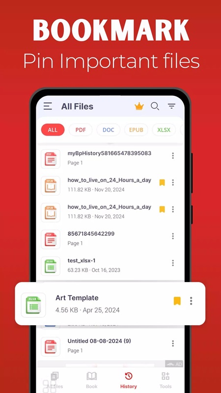 Mark up pictures for important documents, making them easier to search in PDF Reader - PDF Converter MOD APK