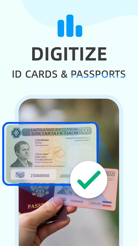 Scan and recognize text using OCR in AI Scanner MOD APK