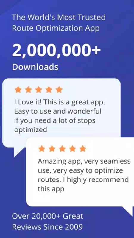 Planner trusted and used by drivers and businesses in Route4Me MOD APK