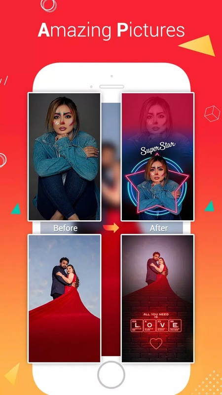 Rich and vivid video effects in Lyrical.ly MOD APK