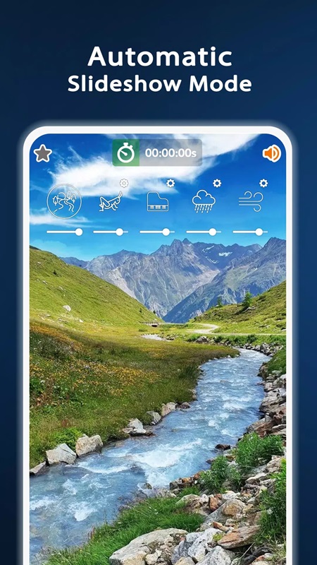 The background video quality is sharp and extremely realistic in Nature Sounds MOD APK