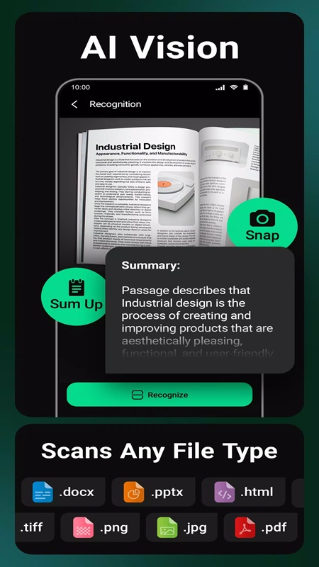 AI assistant will answer all questions from the image you provide in ChatBox MOD APK