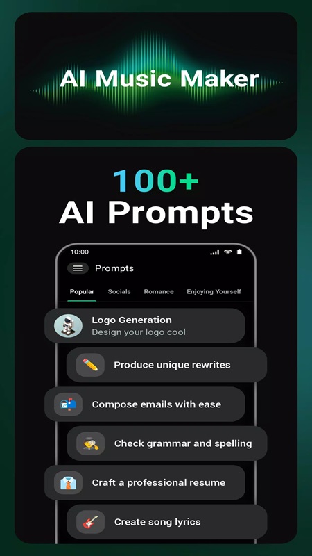 Create more new music in your personal style through AI assistant in ChatBox MOD APK