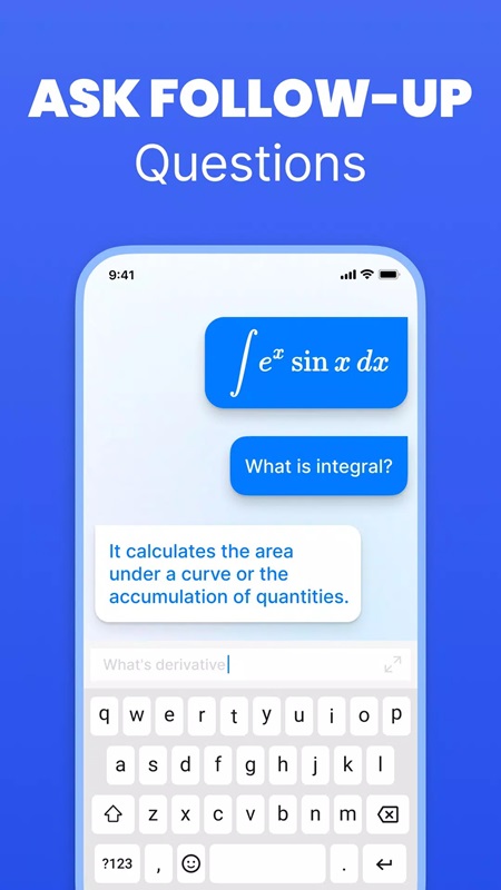 Chat with an AI learning assistant to get your questions answered in Solvely MOD APK