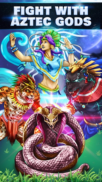 Combine multiple mythological characters together in Quetzal MOD APK