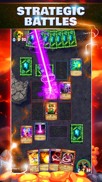Each deck of cards represents a unique strategy in Quetzal MOD APK.