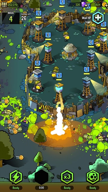Zombie Towers mod apk
